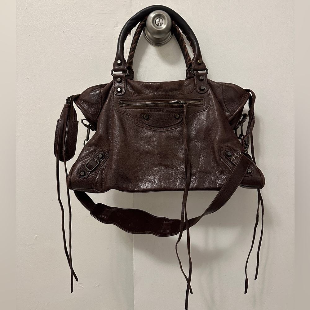 Balenciaga city bag.